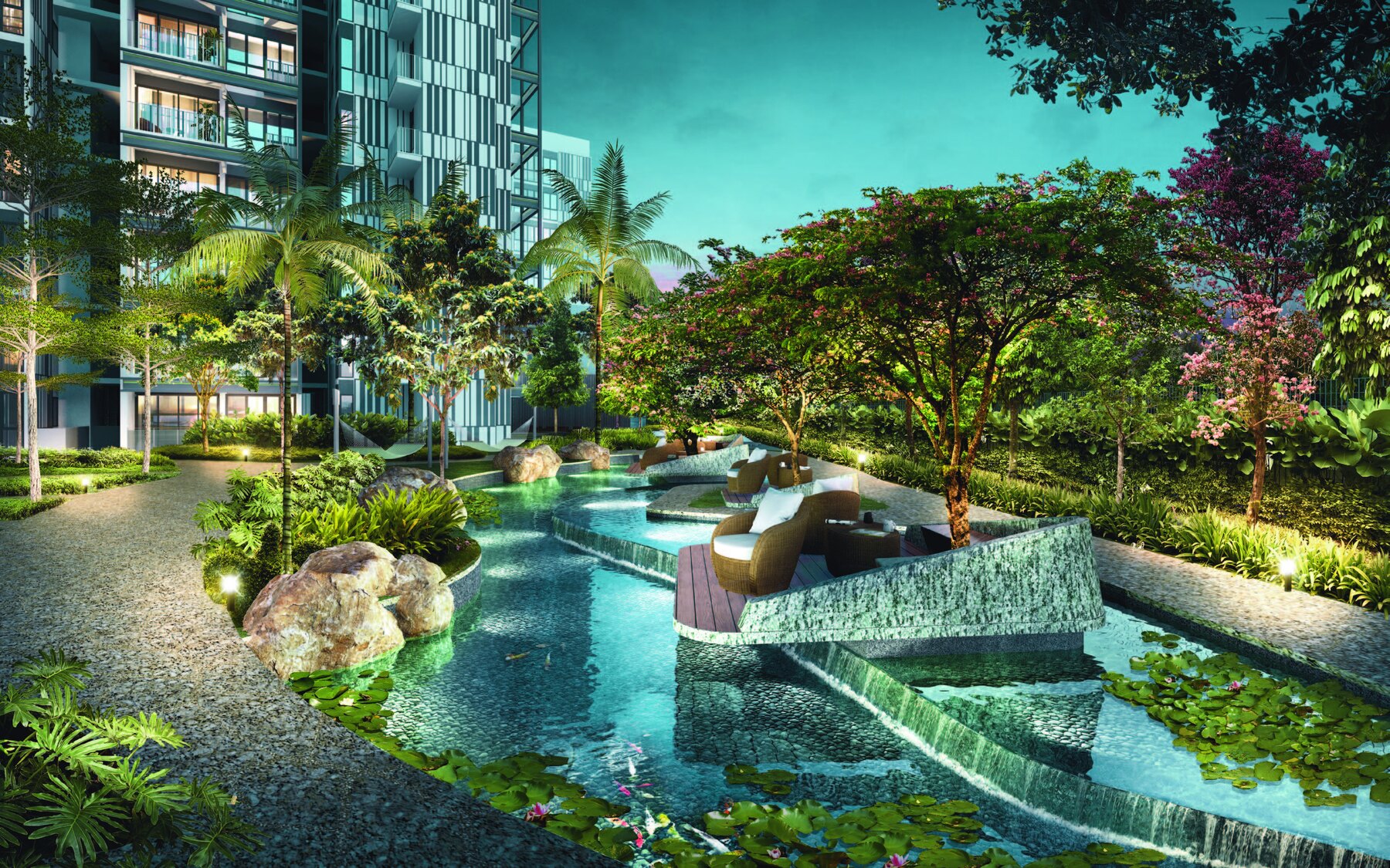 Waterscape at The Jovell (artist’s impression)